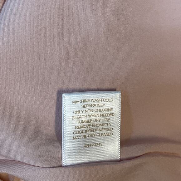 EVA MENDES New York & Co size 10 Sleeveless Damask DRESS Lined Stretch PINK NWT - Picture 10 of 16